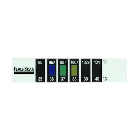 Theracare FeverScan Forehead Strip Thermometer 09-116DS